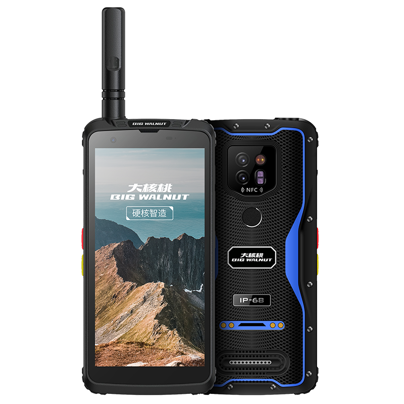 BIG WALNUT乐虎国际娱乐游戏官网B6 4G全网通工业级物联网三防DMR数模对讲手持终端